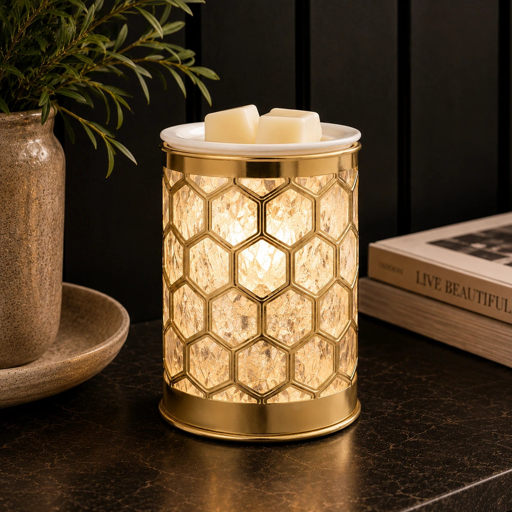 HONEYCOMB CAPIZ WAX WARMER