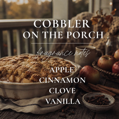 COBBLER ON THE PORCH
