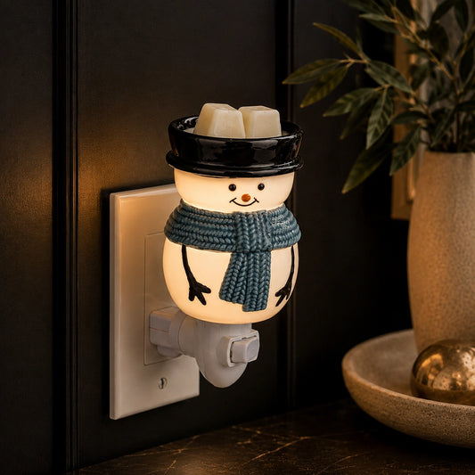 SNOWMAN WALL WAX WARMER