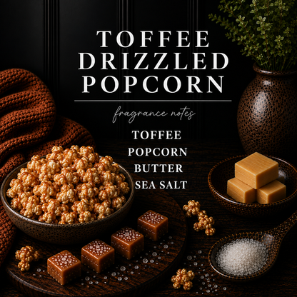 TOFFEE DRIZZLED POPCORN